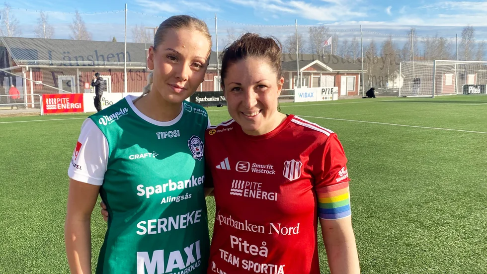 Det var en het Kalixduell mellan Piteås Josefin Johansson och Alingsås Moa Öhman under fredagens allsvenska match på LF Arena.