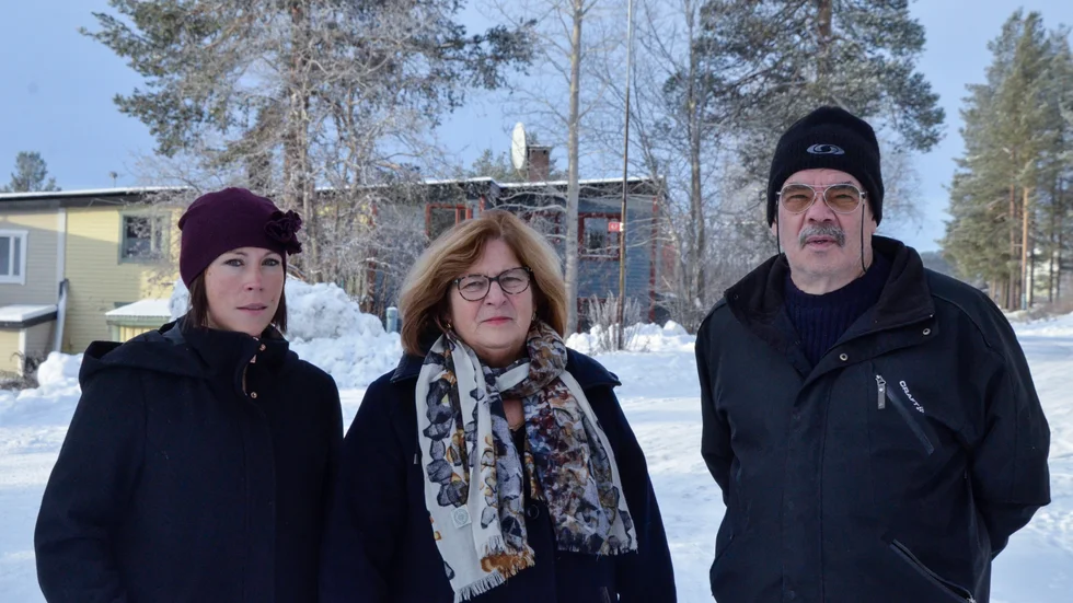 Johanna Orrmalm, Eva Alriksson och Bjarne Isaksson menar att de inte får något gehör från LKAB.