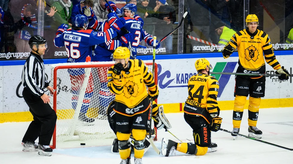 Skellefteå AIK släppte in åtta! puckar borta mot Oskarshamn.