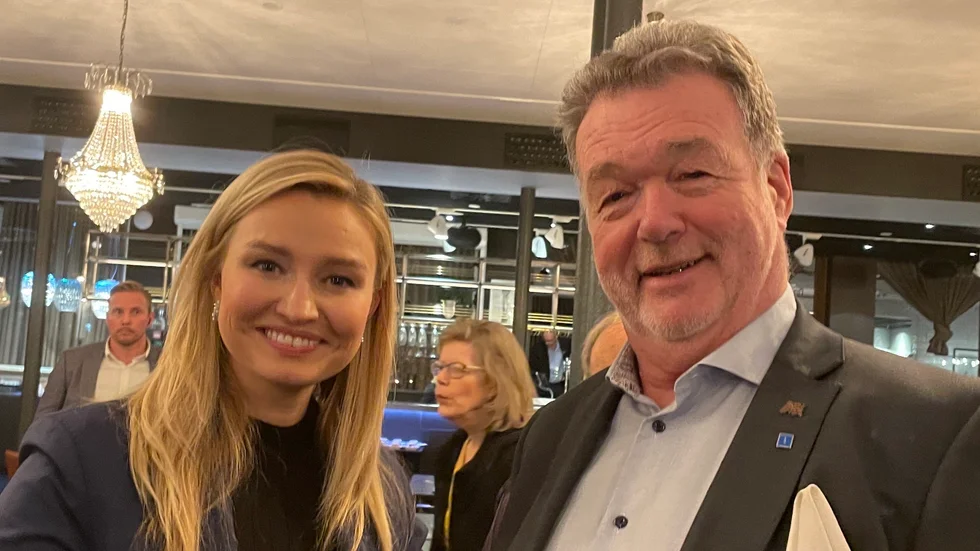 Ebba Busch och Anders Hettinger.
