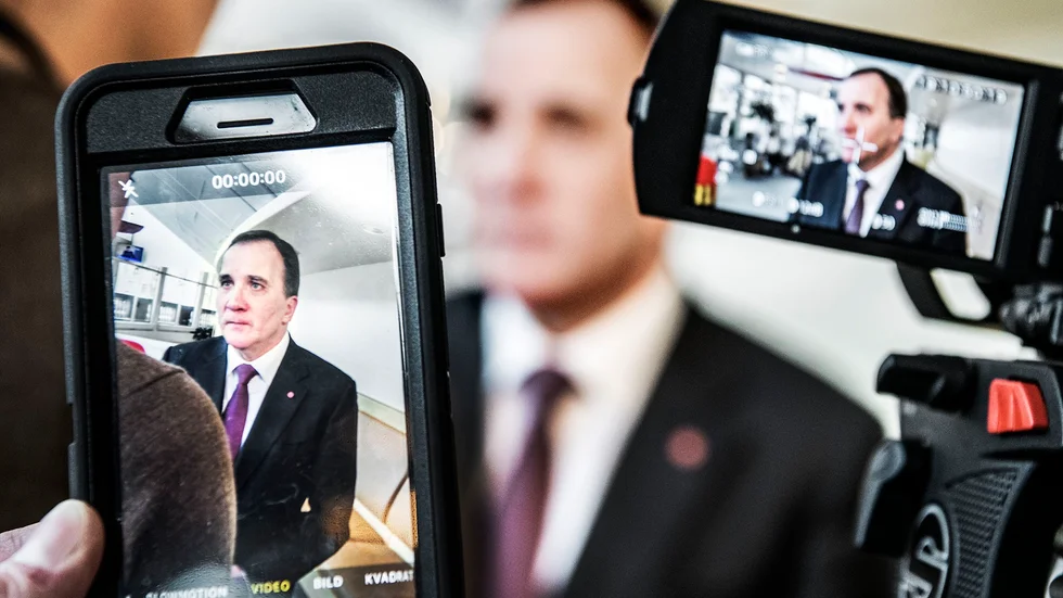 Utlokaliseringen av myndigheter presenterade Stefan Löfven (S) med orden: ”Vi måste se till att ta vara på kompetensen i hela vårt land.” Foto: Tomas Oneborg/SvD/TT