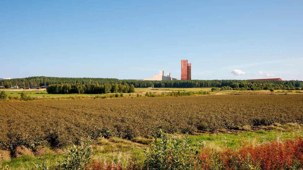 Kommunchefen Mats Berg berättar att det kommit synpunkter om behovet av väganslutning till det nya industriområdet från Norra vartbyn. Bilden är ett montage och kan avvika från verkligheten.