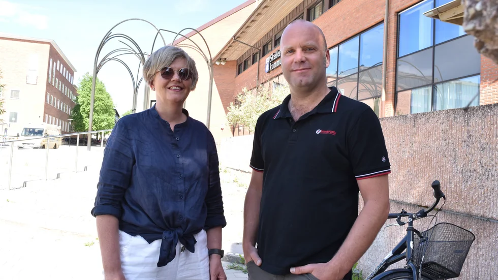Annika Wennerström och Erik Jansén arbetar för att ge fler en meningsfull sysselsättning.