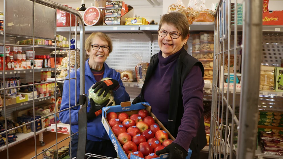 Den digitala lanthandeln i Moskosel är Årets butik i Arvidsjaur och firar snart ett år. Eva Granström och Britt-Inger Lindgren tycker att det känns bra. "Det är otroligt egentligen", säger Eva.