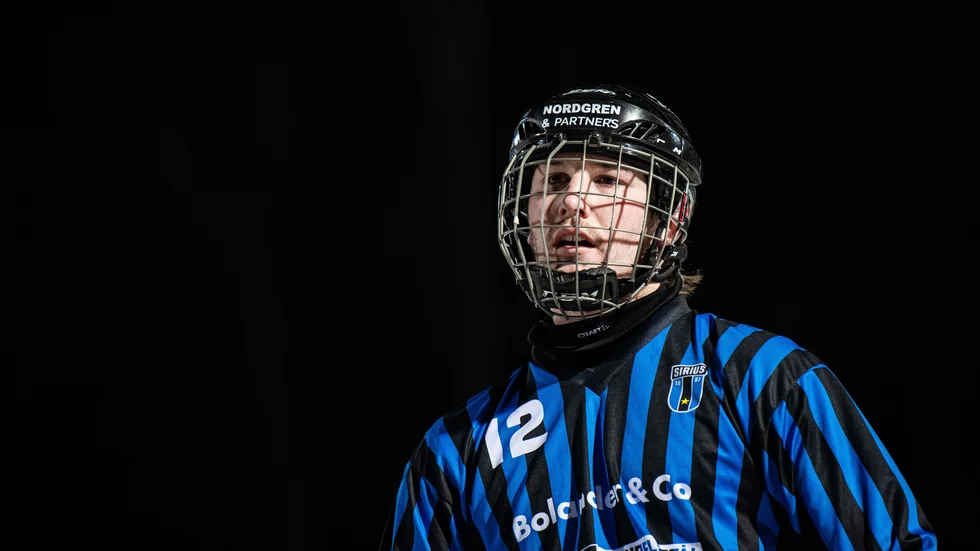 Oscar Qvist var som vanligt en klippa i försvaret, en spelare som aldrig viker ned sig i en närkamp.