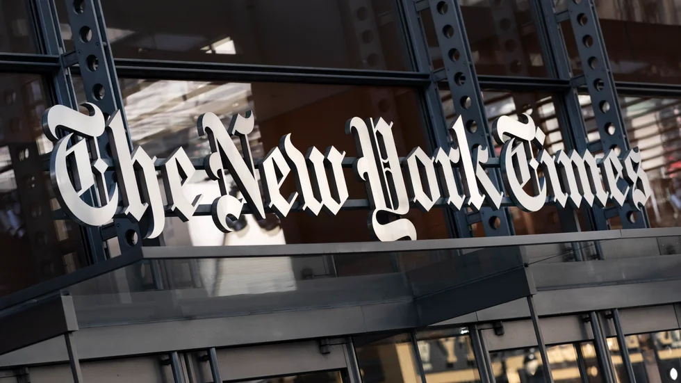 Tidningsjätten The New York Times satsar på sport. Arkivbild.