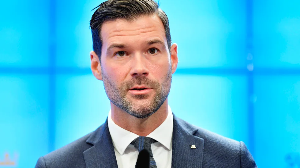 Moderaternas rättspolitiske talesperson Johan Forssell. Arkivbild.