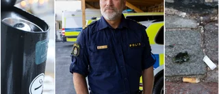 800 kronor i böter för småskräp – men polisen har ingen plan • ”Kommer inte stå och speja”