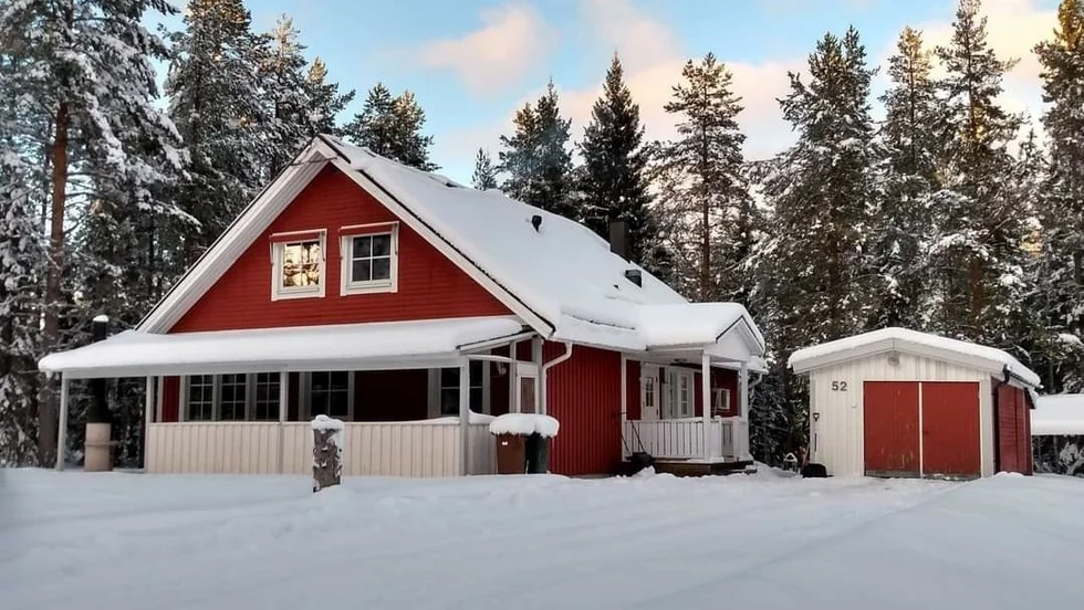 Så här såg huset ut före branden.