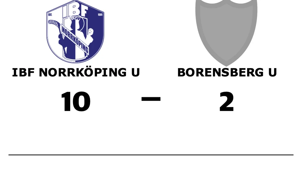 IBF Norrköping U-lag vann mot Borensberg IBC U-lag