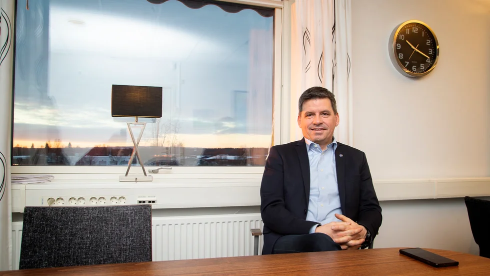 Jonas Wiklund, vd Wibax group, är nöjd över det utökade samarbetet med Northvolt. "Vi hoppas att det ska bli en större utveckling på affären", säger han.