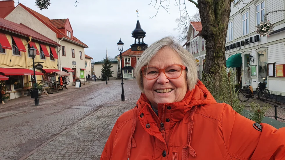 Katarina Karli har nyligen flyttat från Gnesta till Trosa, och tycker att torgen skiljer sig åt.

