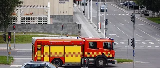 Balkongbrand på Kanalgatan