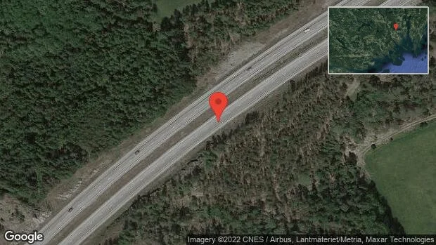 Trafikolycka med lastbil på E4