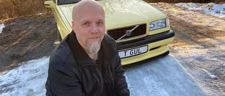 Skylten T GUL – ett självklart val till Björns drömbil