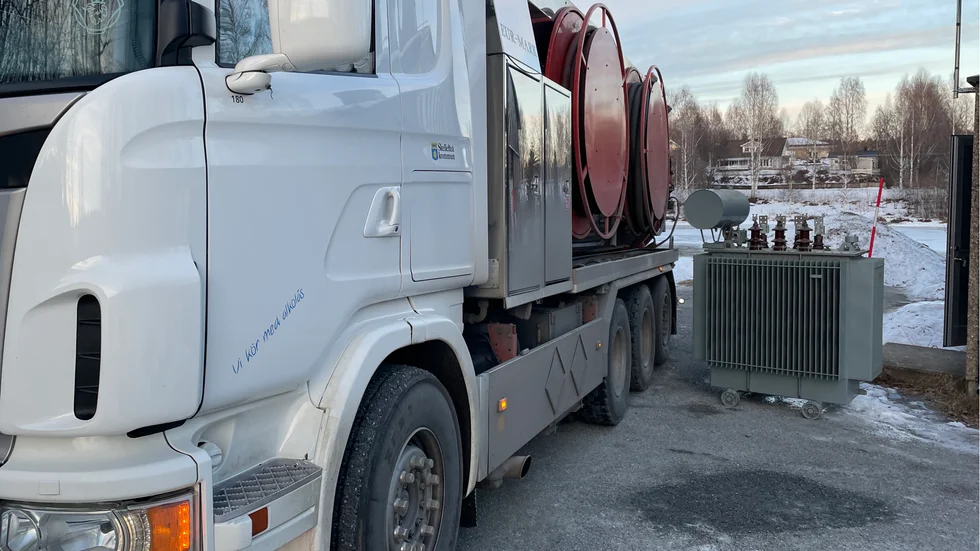 Personal jobbade på tisdagen för att lösa problemet vid pumpstationen.