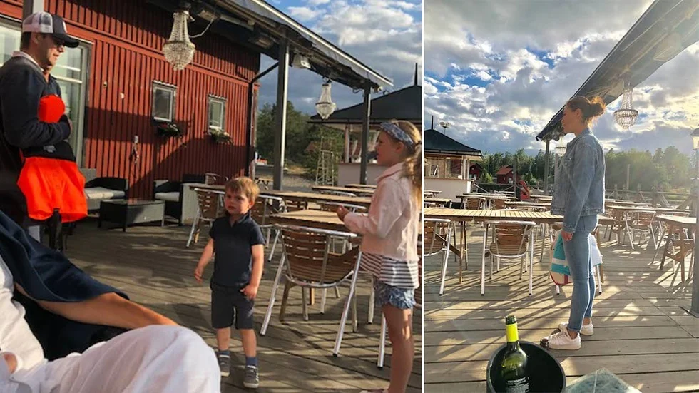 Krogen i Gryt fick kungligt besök på måndagskvällen när kronprinsessan och familj stannade till för att äta middag.