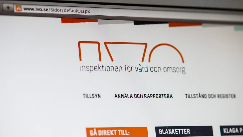 IVO. Tillsynsmyndigheten har gjort en inspektion vid ett HVB-hem i Norsjö. Foto: Vilhelm Stokstad / TT.