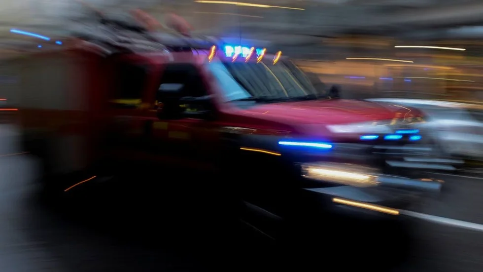 SOS larmades om händelsen vid 21.50.