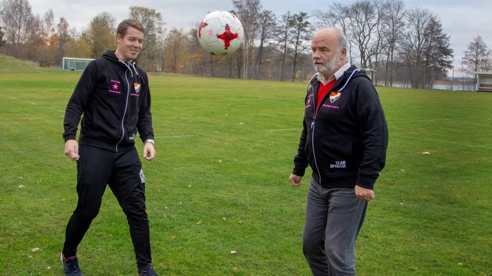 Marcus Egnell och Kjell Augustsson jobbar hårt med sociala insatser i Borens IK.