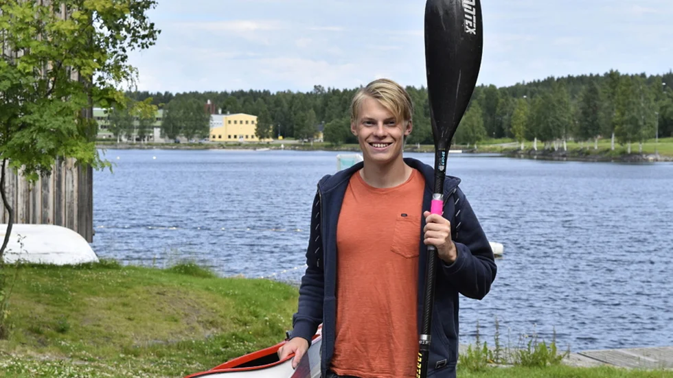 Finalist. På 1 000 meter tog sig Alexander Öström till A-final i Nyköping.