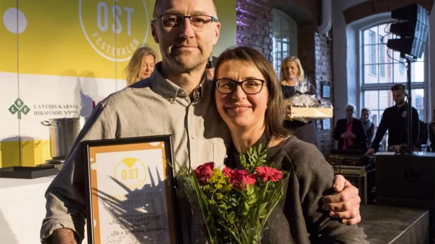 Pär och Johanna Hellström. Foto: Norrmejerier (Pressbild)