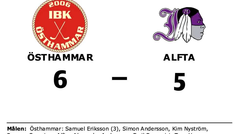 IBK Östhammar vann mot Alfta IBK