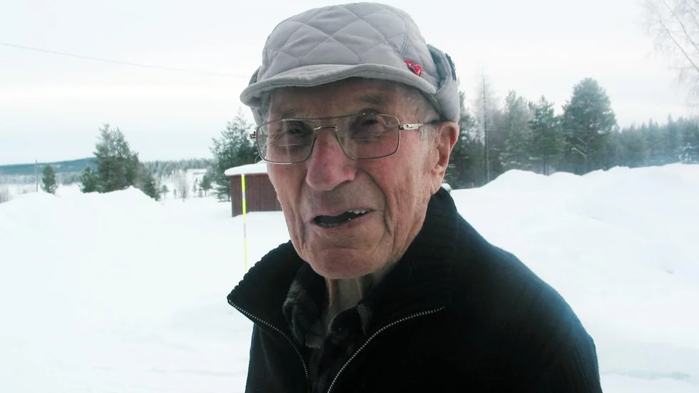 Helge Lindahl i Kasker Mellanström fyller kommande torsdag 100 år. "Jag är tacksam över att jag fortfarande har en ganska god hälsa", säger han.