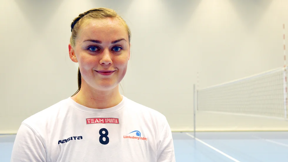 Blågul. Rebecca Andersson ingår tillsammans med Freja Morén i den svenska EM-kvaltruppen inför matcherna i Estland. Foto: Peter Wikberg.