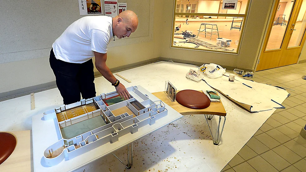 Skapandet av kampsportcentret. Magnus Johansson anses ha drivit projektet från tanke till handling. Foto: Arkivbild Roine Sandlén.