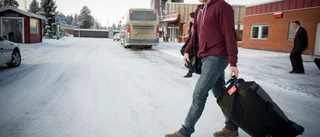 Minskat resande till och från Skellefteå Airport 2015