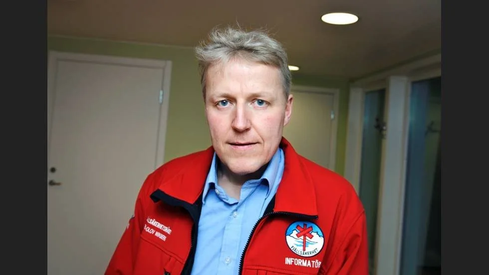 Per-Olov Wikberg vid Fjällsäkerhetsrådet.