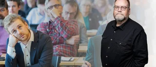 "Vad blir nästa plumpa försök till skämt från Skalberg Karlsson?"