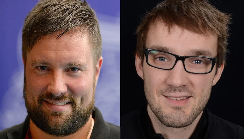 COACHKAMPEN. Forna lagkamraterna Jonas Fahlman och Daniel Eriksson ställs mot varandra.