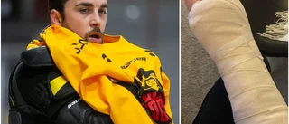 Drabbades av en fraktur – efter krock med domaren: "Så jävla tråkigt"