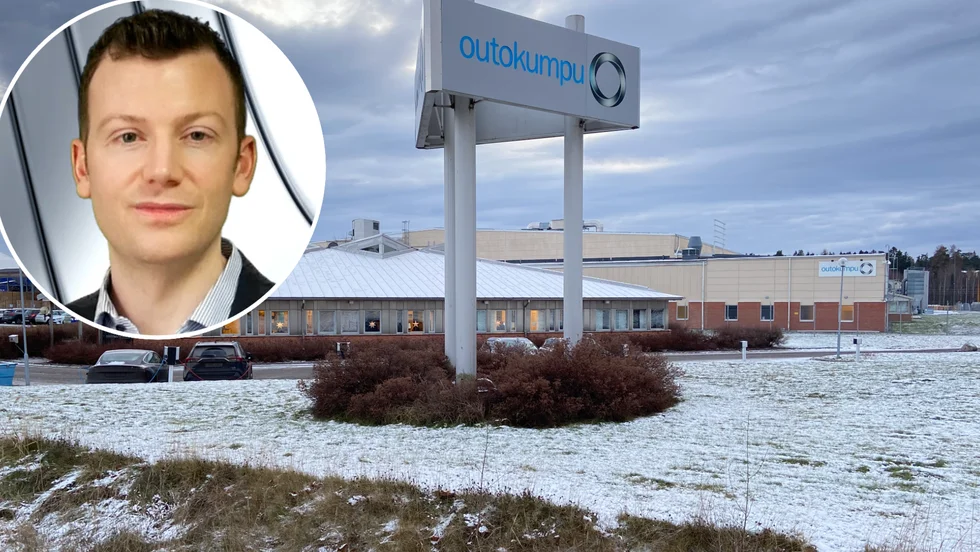 Stålkoncernen Outokumpu flyttar sin anläggning i Folkesta till Nyby där Christian Dufhaus är platschef.
