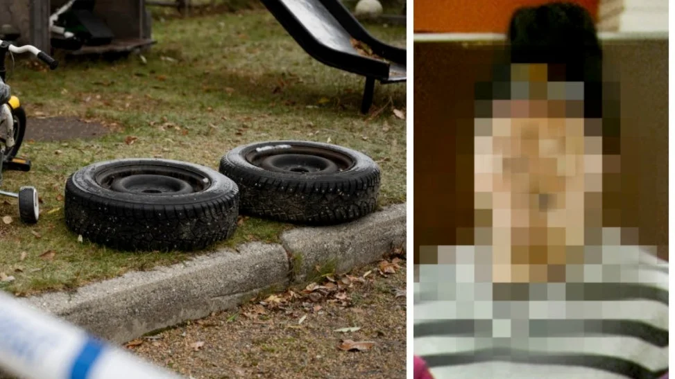 I förhör berättar den nu åtalade mannen själv om händelserna i den lilla byn.