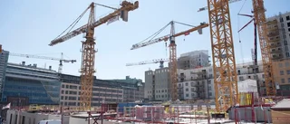 Elev utsatt för fallrisk på bygge