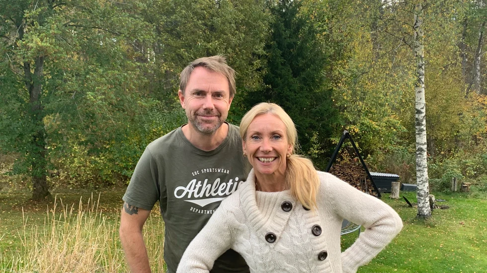 Laddade inför lördagens Stockholm maraton är samboparet Robert Fornstedt och Petra Jansson som båda är debutanter.