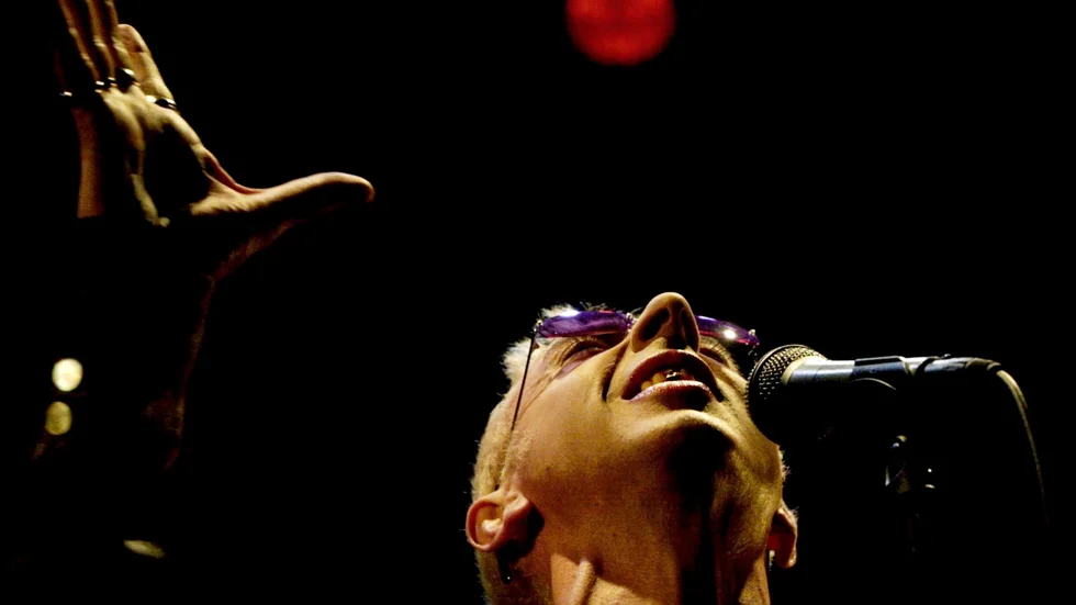Marc Almond från Soft Cell. Arkivbild.