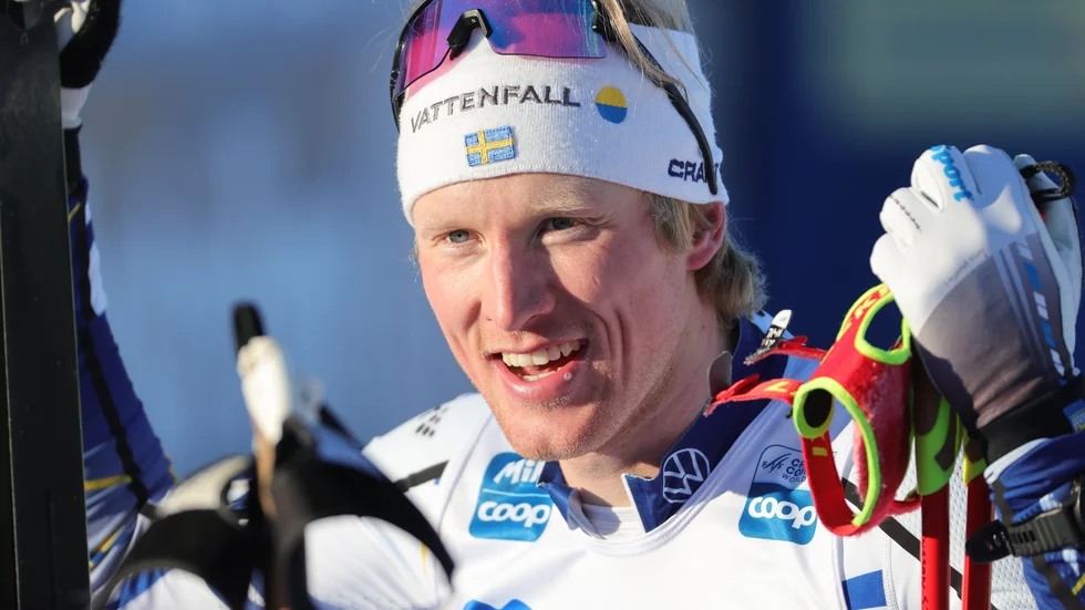 Oskar Svensson vann två sprinttävlingar under säsongen, bland annat här i Ulricehamn. Arkivbild.