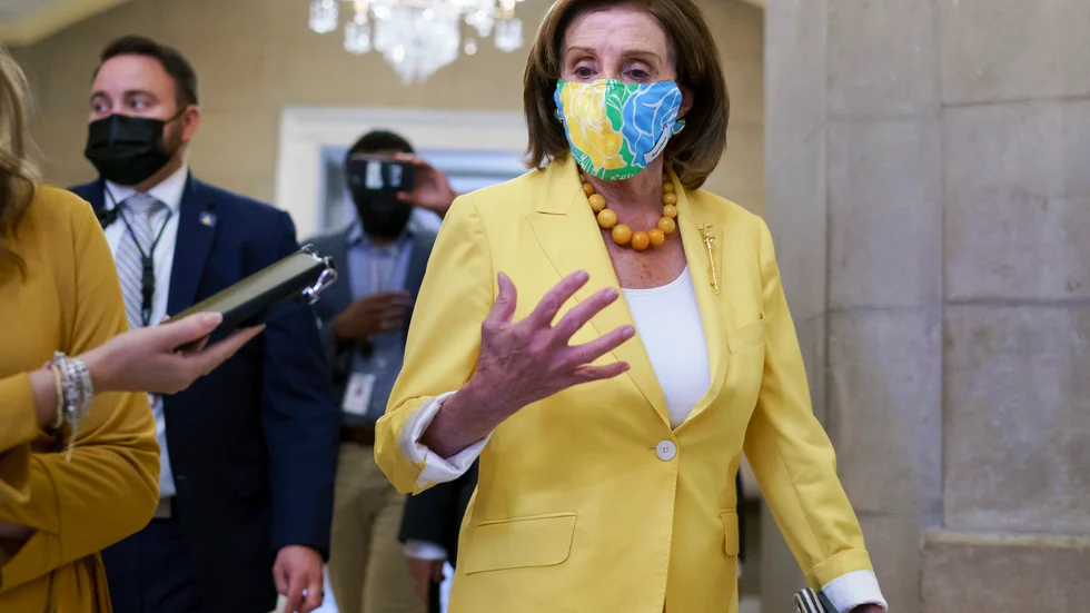 Representanthusets talman, demokraten Nancy Pelosi, på tisdagen.