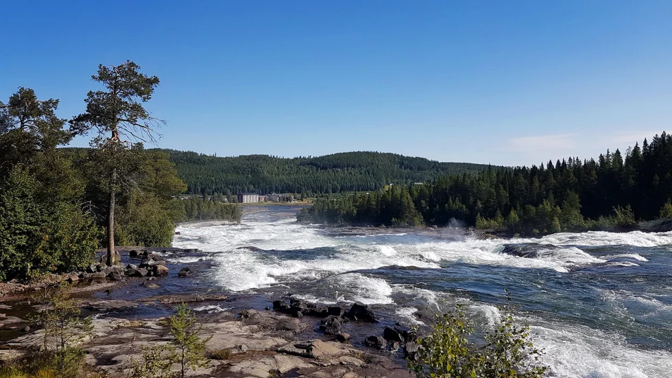 Storforsen i Älvsbyn.