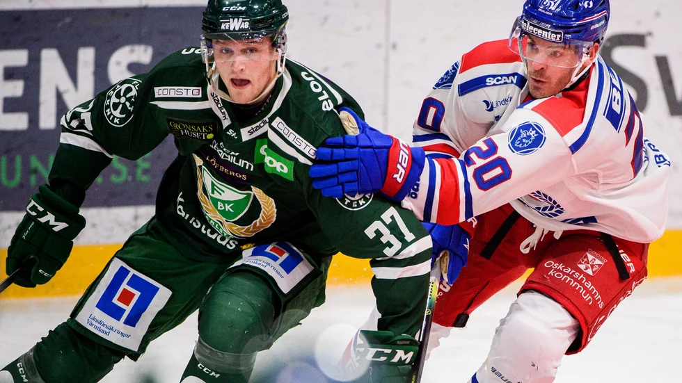 Adam Ginning mot Oskarshamn i fjol.