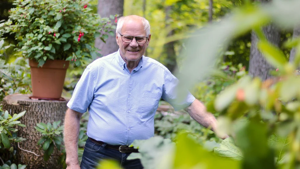 Karl-Oskar Pettersson är 82 år, men pigg både i kropp och sinne.