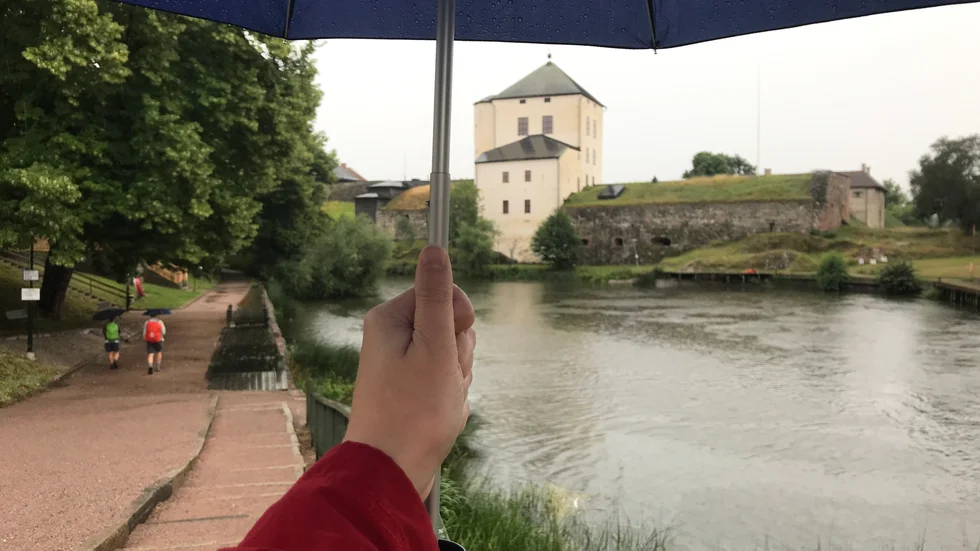 Enligt SMHI förväntas 3,7 mm falla över Nyköping under söndagsdygnet.