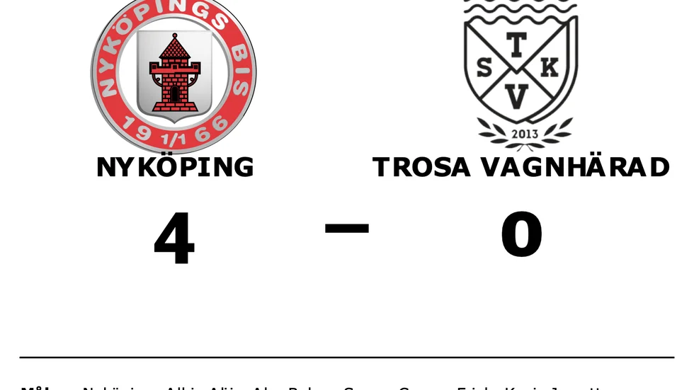 Nyköping vann mot Trosa Vagnhärad