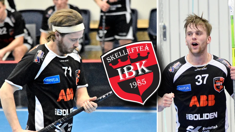 Det blir inget spel i division I för Joakim Nilssons Skellefteå IBK. Spelande sportchefen Peter Hartman (till höger) menar att det är ett tråkigt men rätt beslut att ta.
