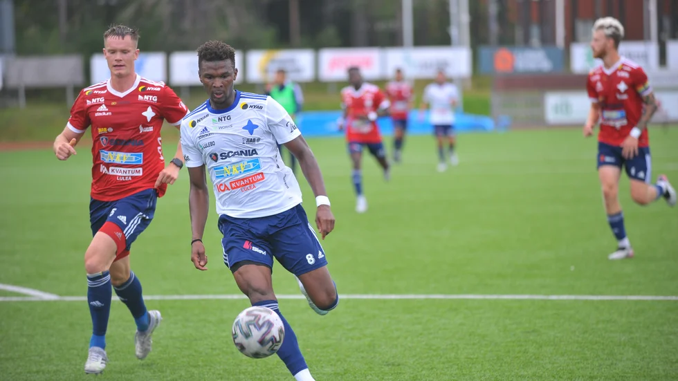 Ahmad Gero är nu spelklar till helgens drabbning mot Assyriska. 