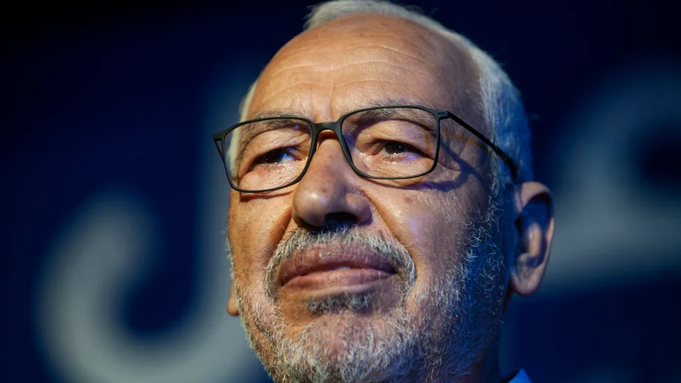 Rached Ghannouchi, talman för Tunisiens parlament. Arkivbild.